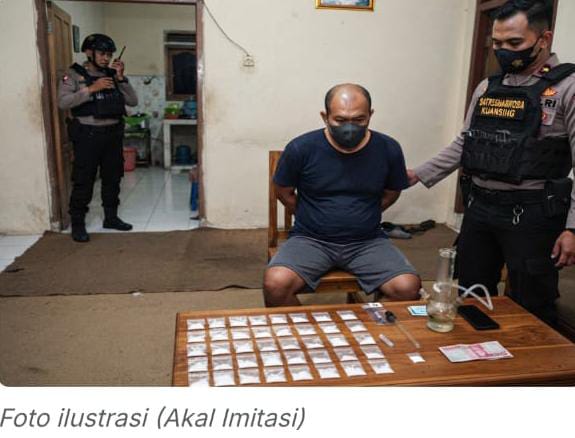 Edar Sabu 21 Gram, Tim Elang Kuantan Ringkus Pria Paruh Baya di Sungaijering